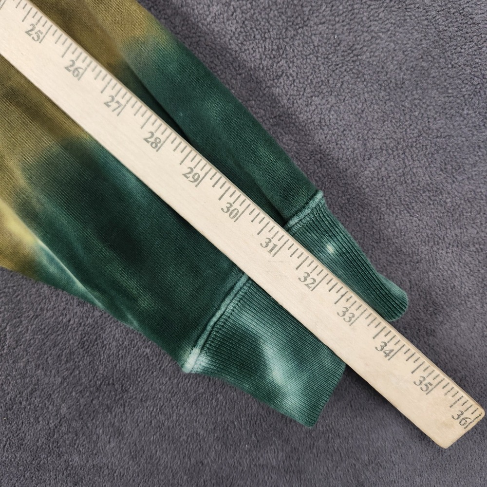Polo Ralph Lauren Sweatshirt Womens Large Green Tie Dye Crew Neck Pullover Pony - Picture 7 of 8